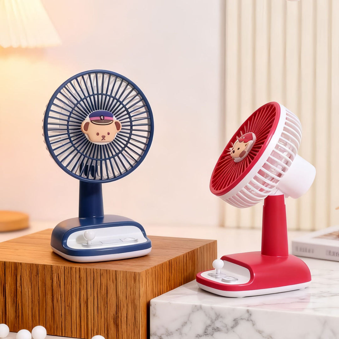 Ventilator de Masă cu Unghi Flexibil pentru Femei, Design Modern și Compact 1