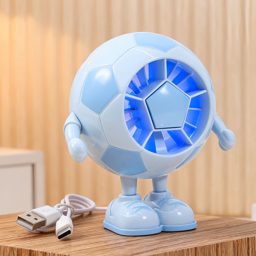 Ventilator de Masă pentru Femei cu Design Sportiv Fotbal 5