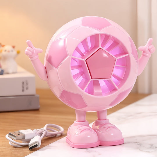 Ventilator de Masă pentru Femei cu Design Sportiv Fotbal 6