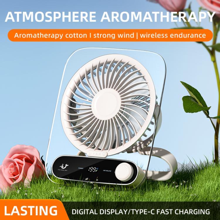 Ventilator de Perete cu 199 de Viteze și Aromoterapie pentru Birou 1