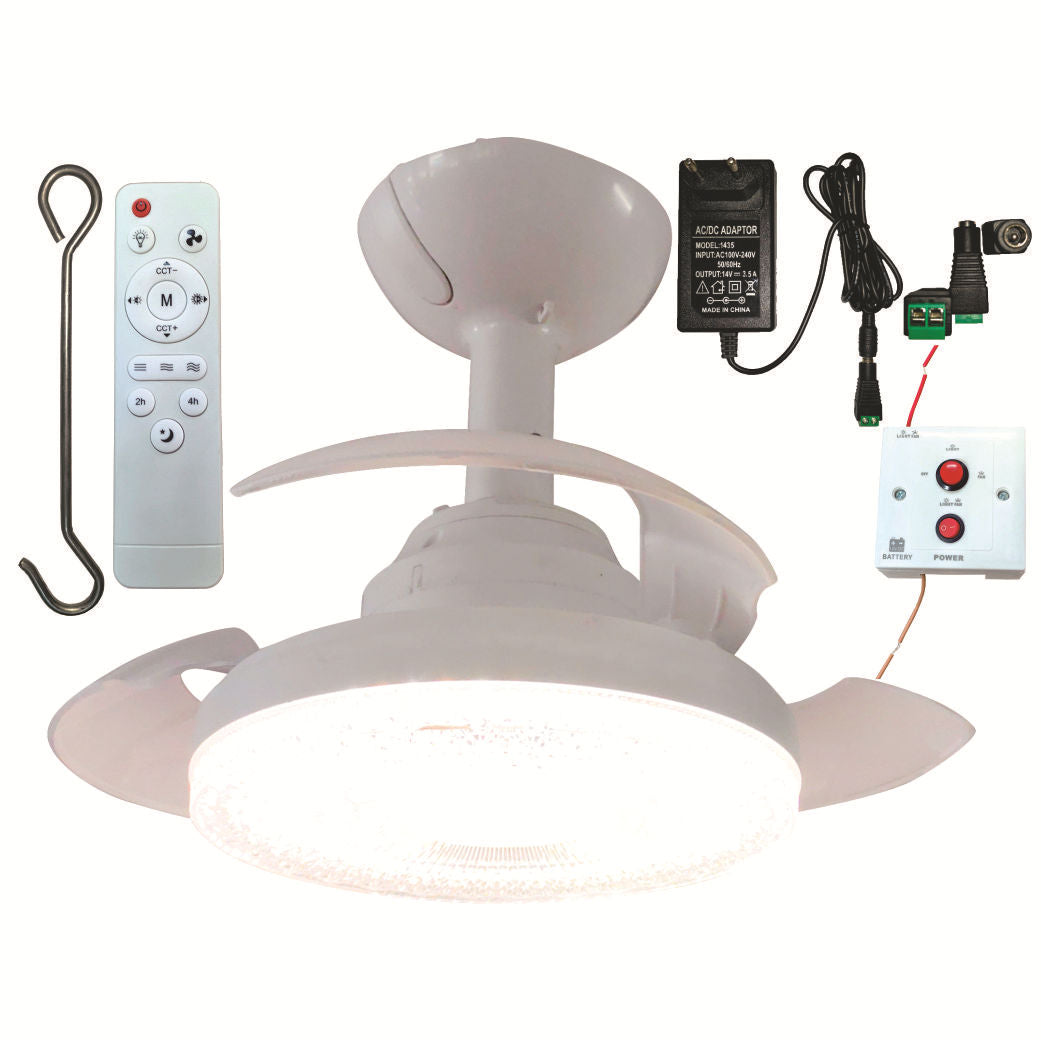 Ventilator de Tavan Modern cu Telecomandă și Iluminare LED 0