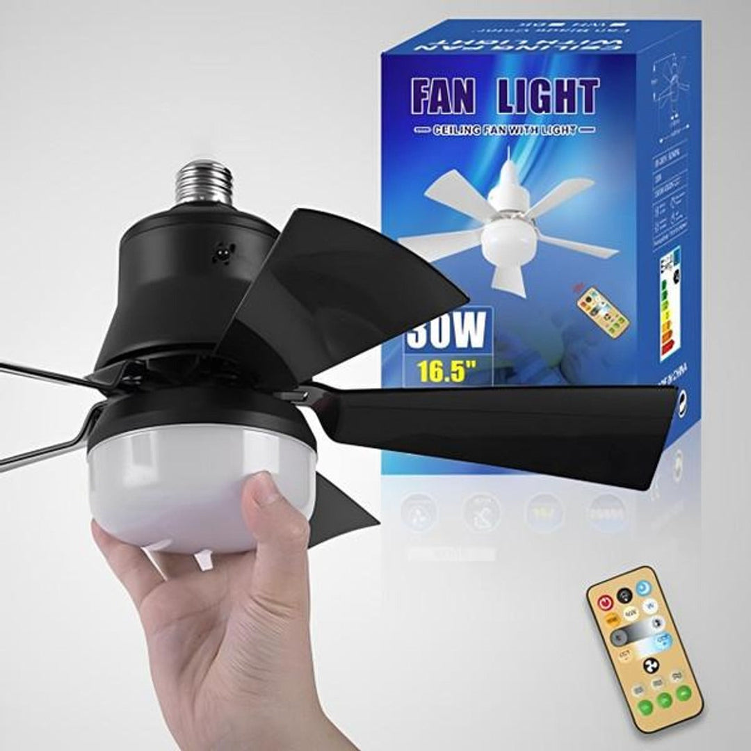 Ventilator de Tavan cu Iluminare LED și Telecomandă, Design Modern pentru Interior 0