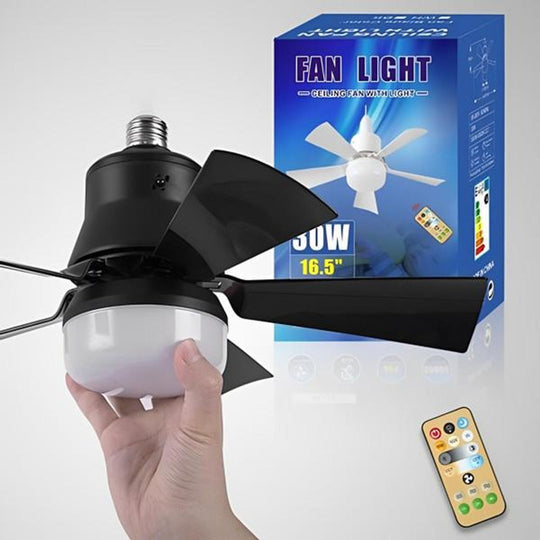 Ventilator de Tavan cu Iluminare LED și Telecomandă, Design Modern pentru Interior 0