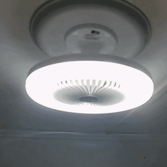 Ventilator de Tavan cu LED și Telecomandă, Design Modern pentru Interior 1