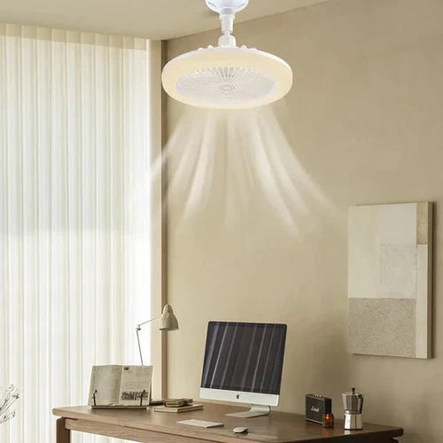 Ventilator de Tavan cu LED și Telecomandă, Design Modern pentru Interior 5