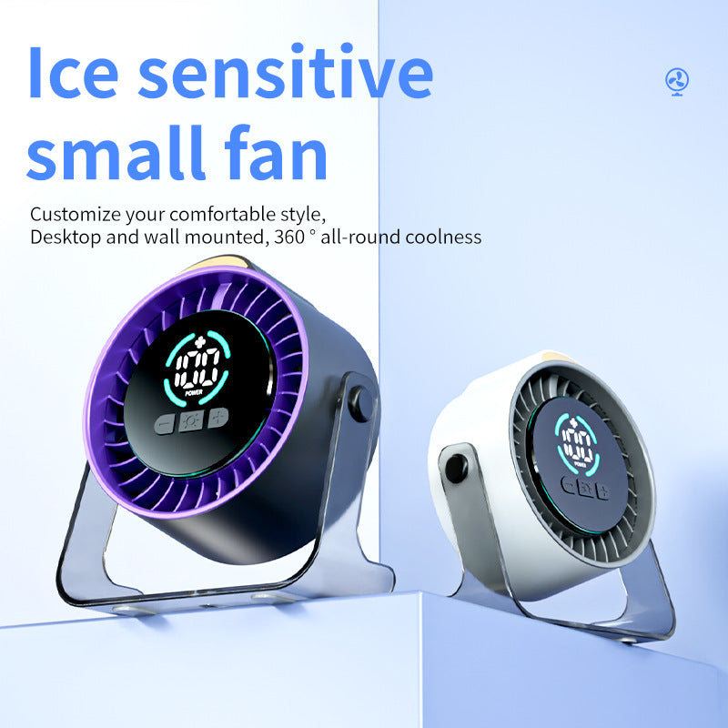 Ventilator de birou și perete cu control inteligent pentru femei 2