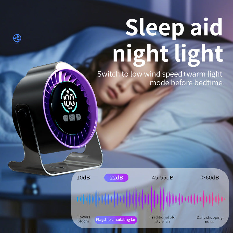 Ventilator de birou și perete cu control inteligent pentru femei 4