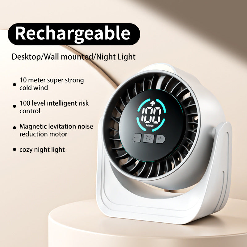 Ventilator de birou și perete cu control inteligent pentru femei 6