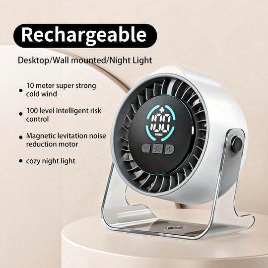 Ventilator de birou și perete cu control inteligent pentru femei 7