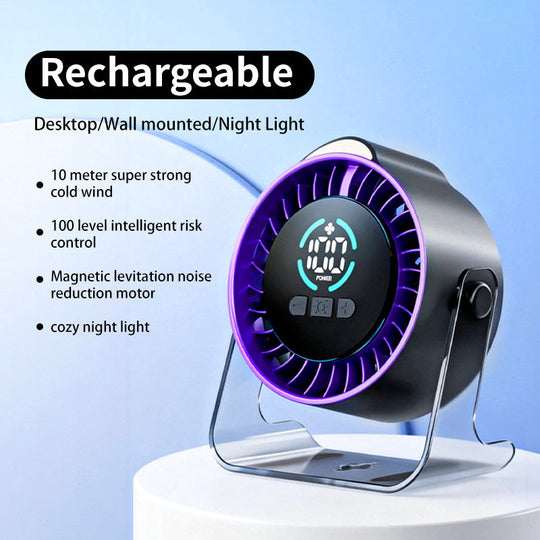 Ventilator de birou și perete cu control inteligent pentru femei 8