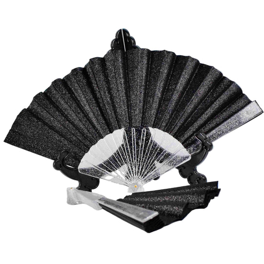 Ventilator de mână pentru femei cu design strălucitor și compact 0