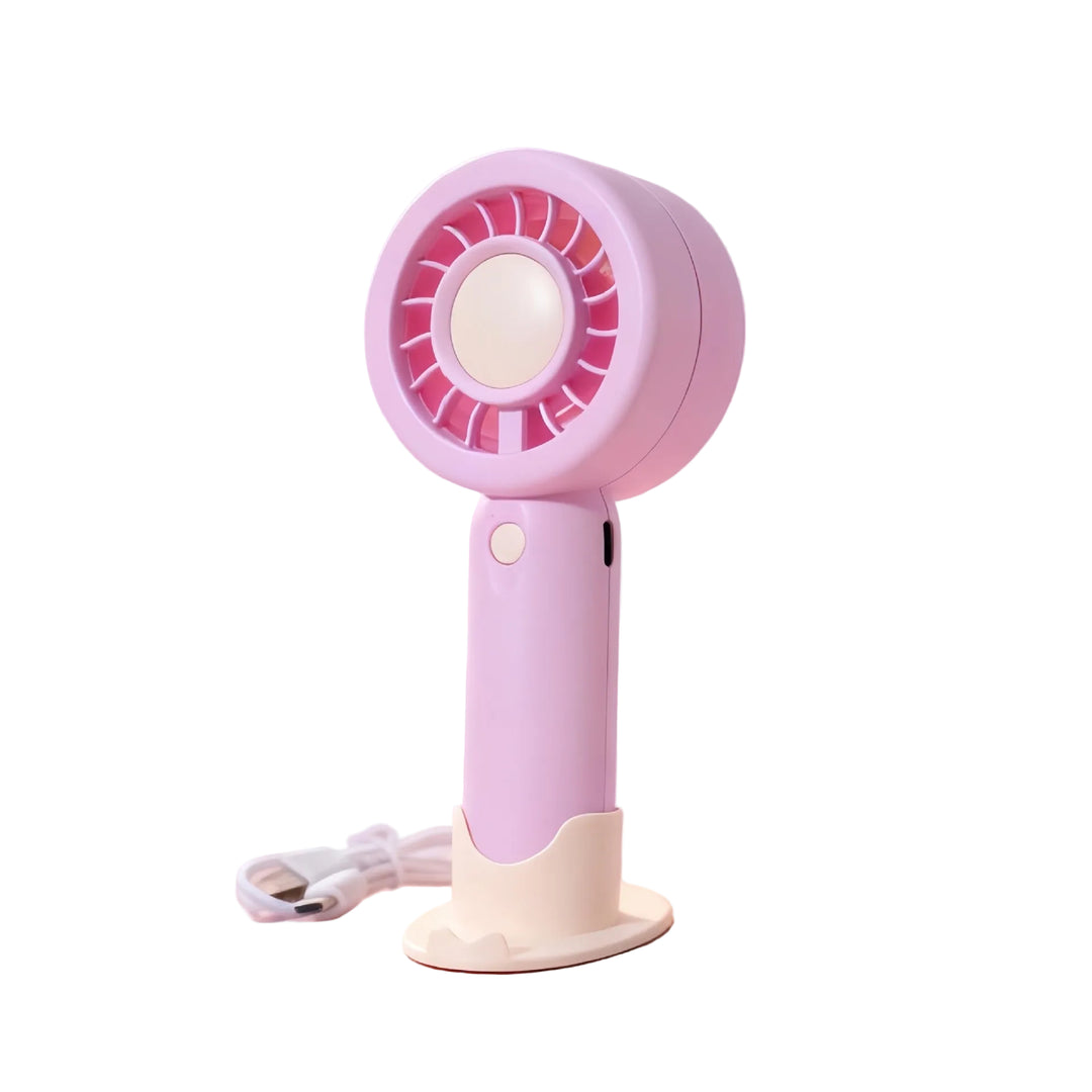 Ventilator de mână portabil pentru femei cu design ergonomic 0