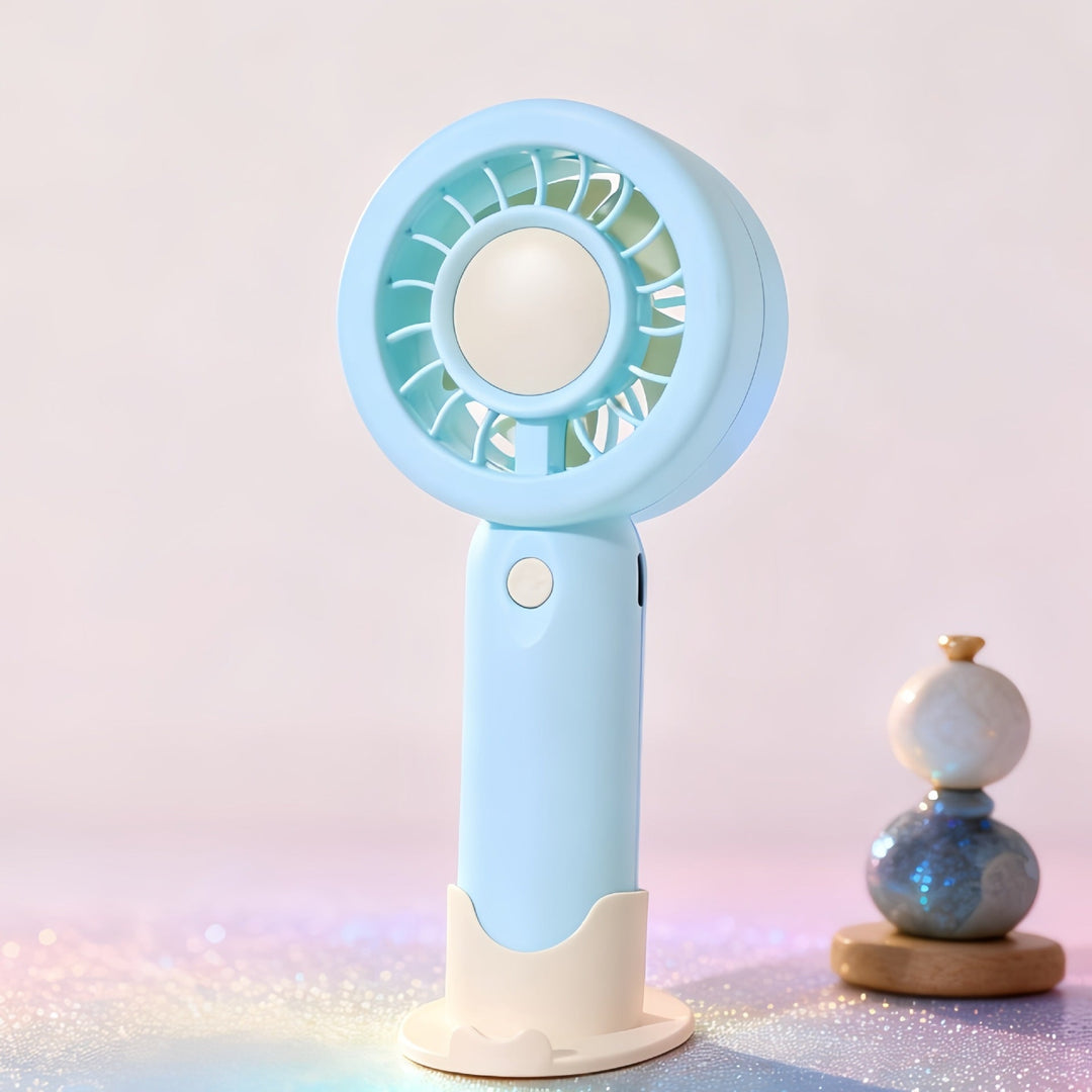 Ventilator de mână portabil pentru femei cu design ergonomic 2