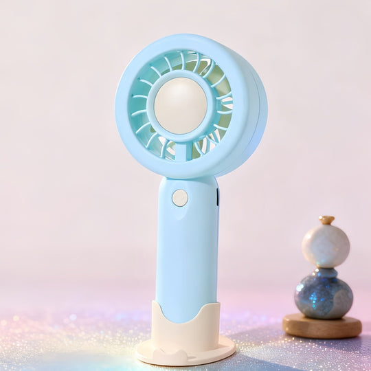 Ventilator de mână portabil pentru femei cu design ergonomic 2