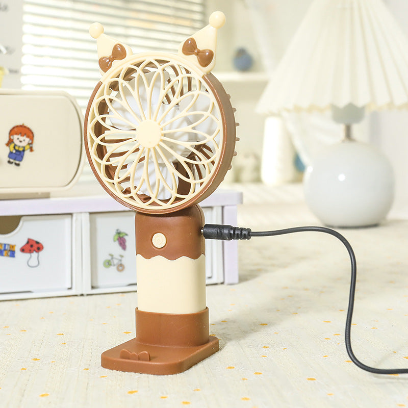 Ventilator de mână portabil pentru femei cu design ergonomic 5