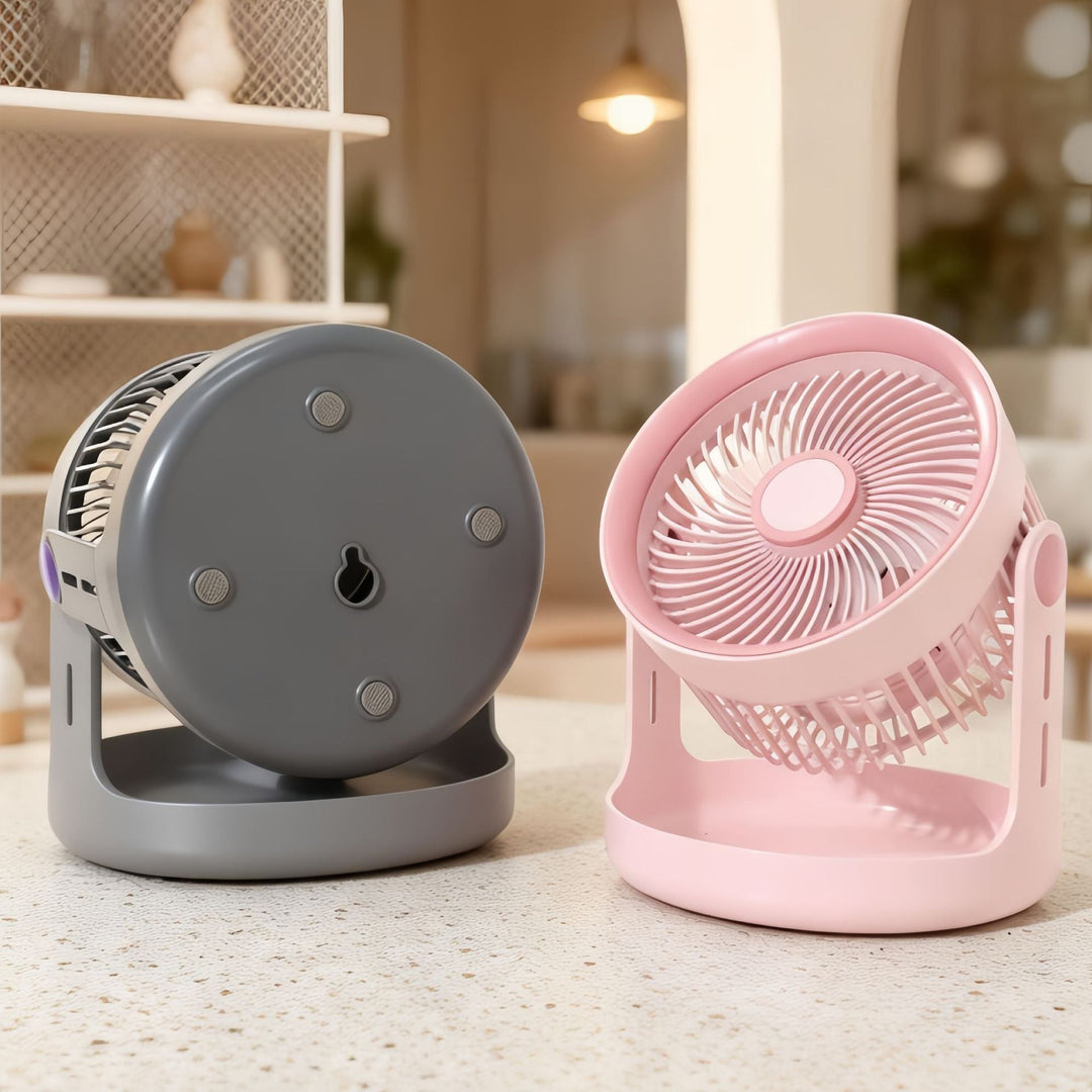Ventilator de masă cu cap reglabil și funcționare silențioasă 2