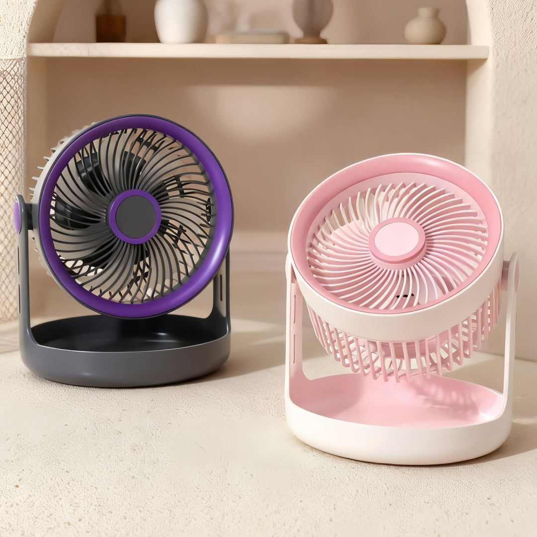 Ventilator de masă cu cap reglabil și funcționare silențioasă 3