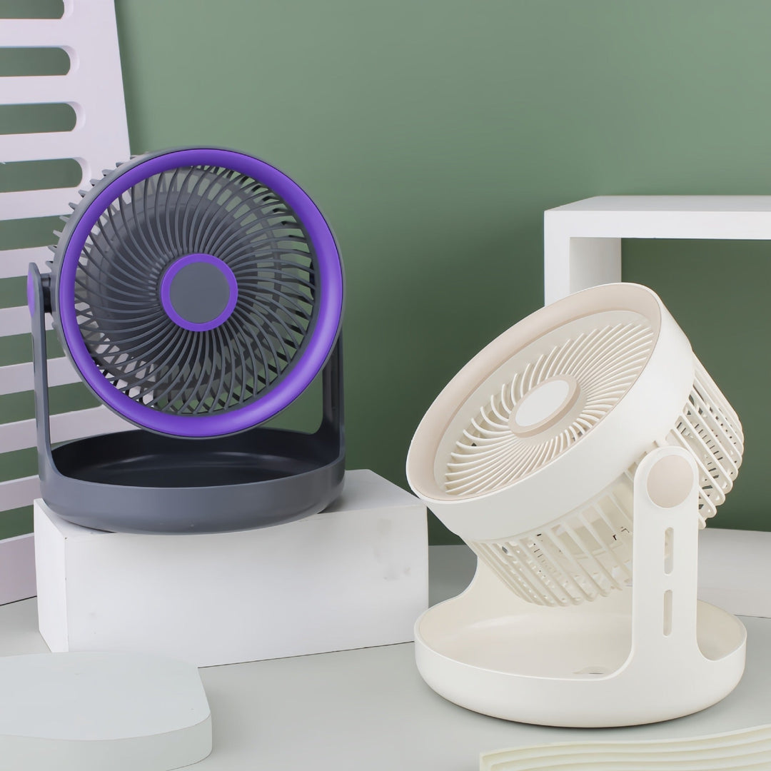 Ventilator de masă cu cap reglabil și funcționare silențioasă 4