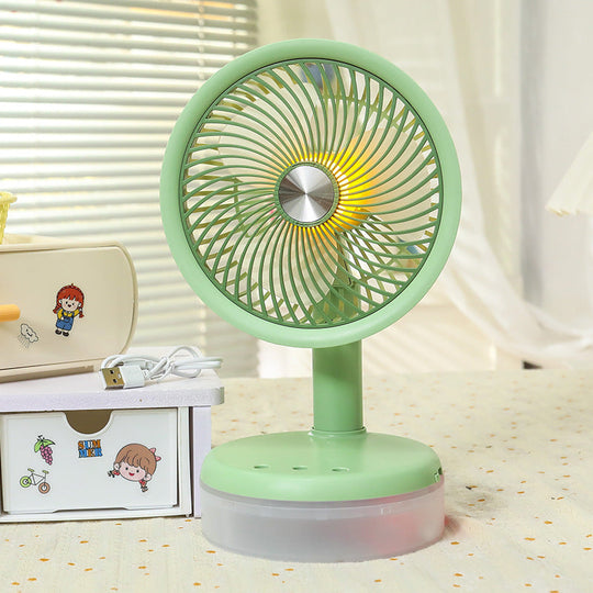 Ventilator de masă portabil cu design modern 0