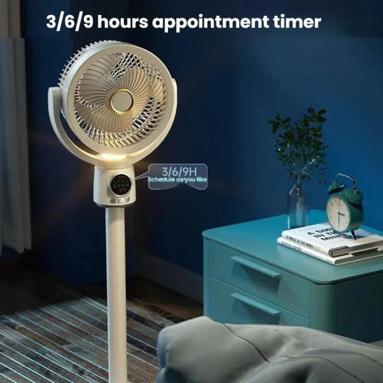 Ventilator de podea cu telecomandă și temporizator 6
