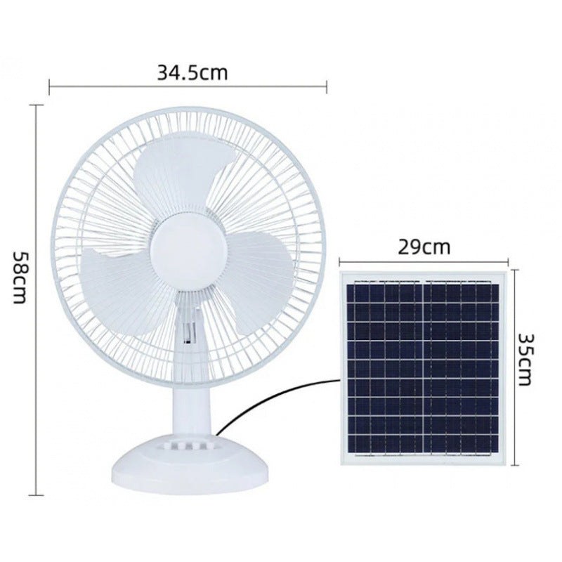 Ventilator de suport pentru femei cu telecomandă și alimentare solară 3