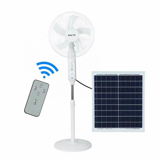 Ventilator de suport pentru femei cu telecomandă și alimentare solară 5