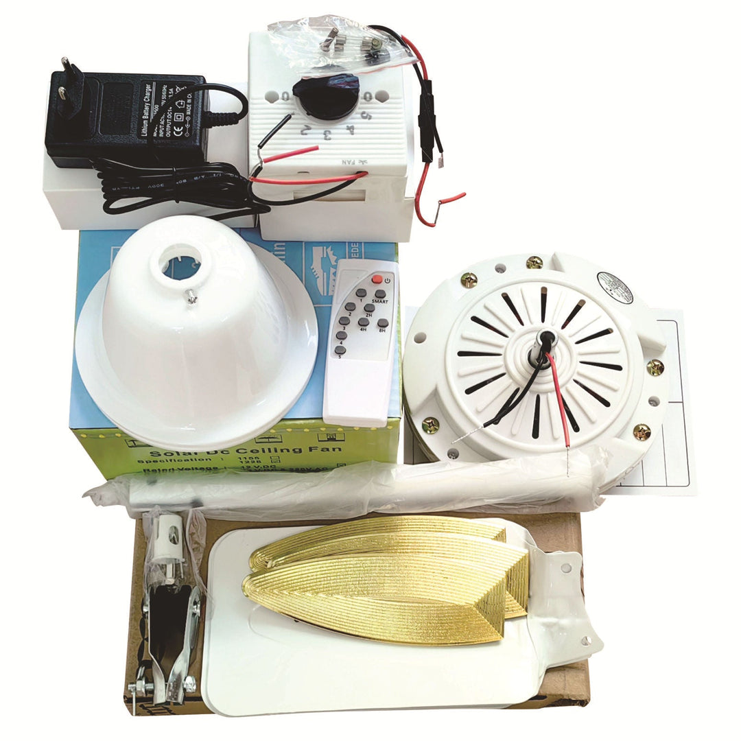 Ventilator de tavan pentru femei cu iluminare LED modernă 4