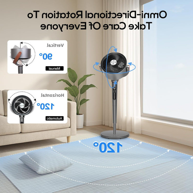 Ventilator pe picior unisex cu control inteligent și suport reglabil 3