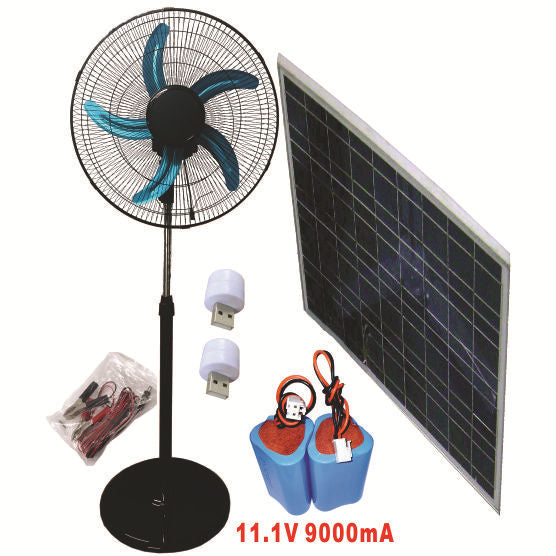 Ventilator pe piedestal unisex cu alimentare solară 0