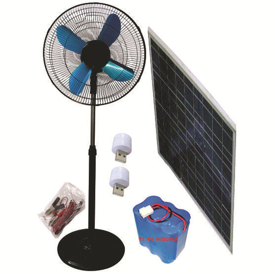 Ventilator pe piedestal unisex cu alimentare solară 1