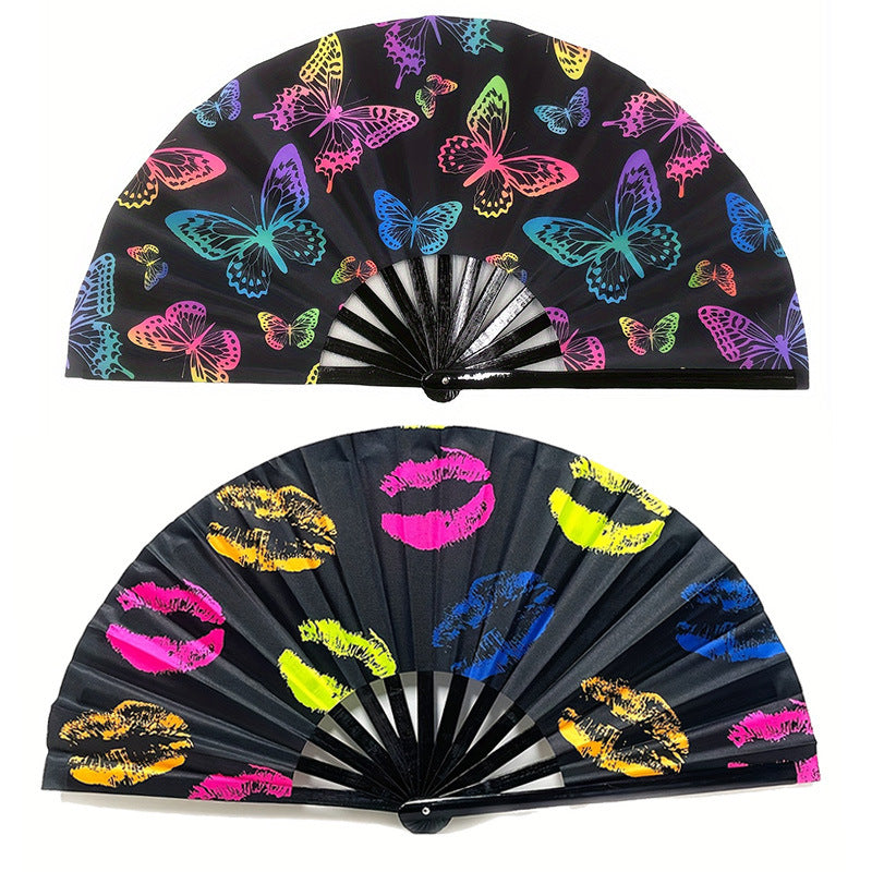 Ventilator pentru Femei cu Design Colorat și Motiv Artistic 0