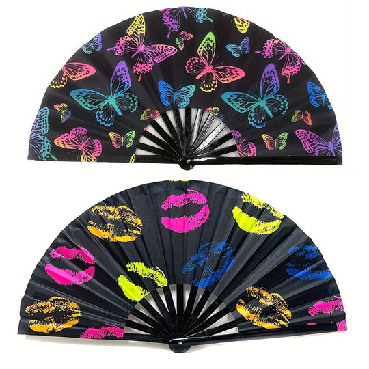 Ventilator pentru Femei cu Design Colorat și Motiv Artistic 0