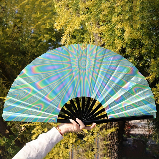 Ventilator pentru Femei cu Design Colorat și Motiv Artistic 1