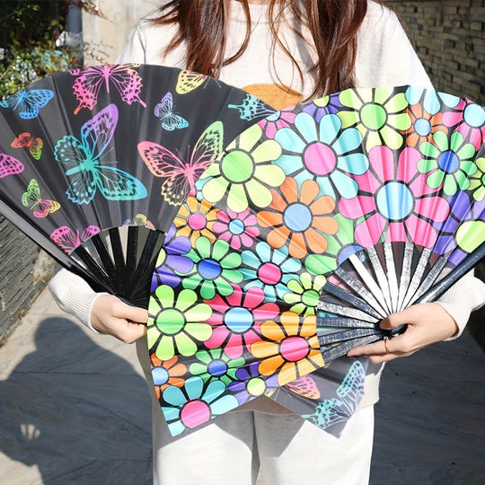 Ventilator pentru Femei cu Design Colorat și Motiv Artistic 2
