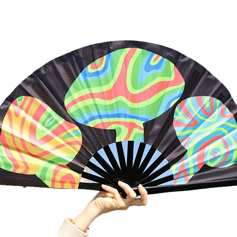 Ventilator pentru Femei cu Design Colorat și Motiv Artistic 5