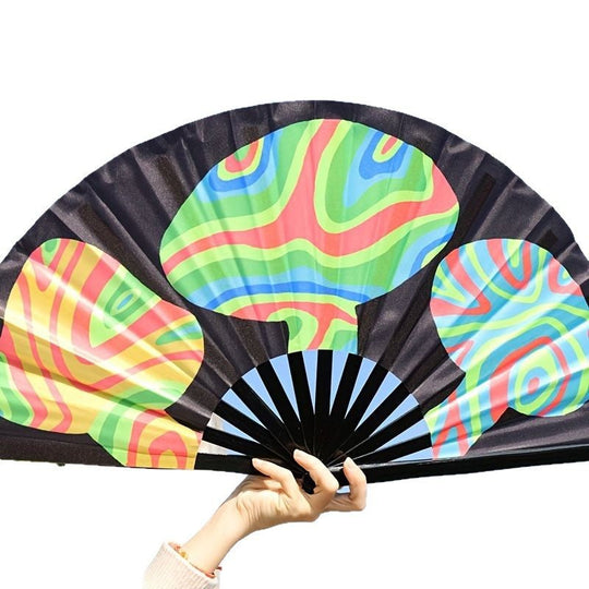 Ventilator pentru Femei cu Design Colorat și Motiv Artistic 5