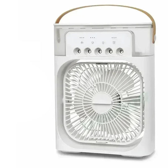 Ventilator portabil multifuncțional 3 în 1 cu umidificator și lumină LED 6