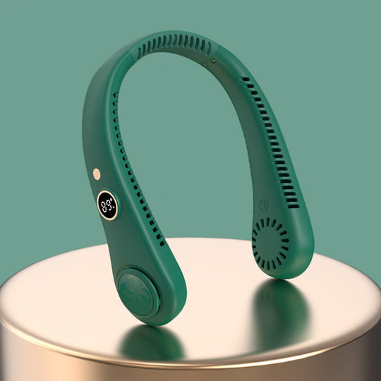 Ventilator portabil unisex cu afișaj temperatură și design ergonomic 3