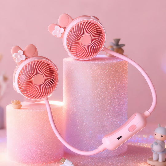 Ventilator portabil unisex cu design flexibil pentru gât 4