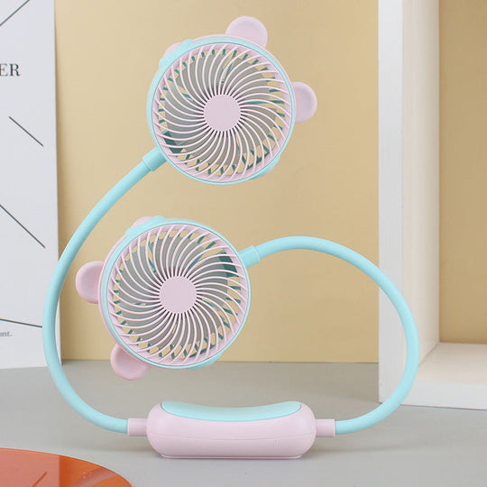 Ventilator portabil unisex cu design flexibil pentru gât 5