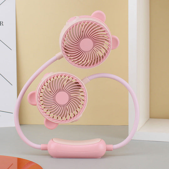 Ventilator portabil unisex cu design flexibil pentru gât 7