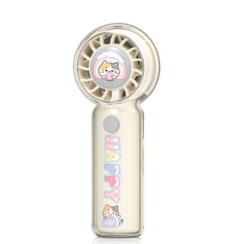Ventilator portabil unisex cu design pisică și motor silențios 0