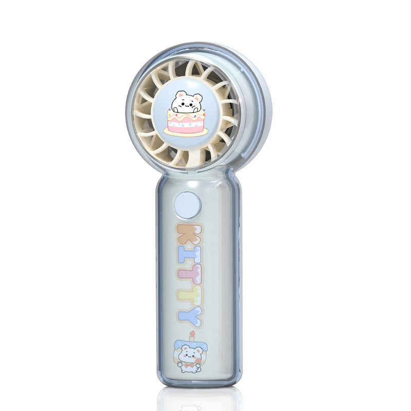 Ventilator portabil unisex cu design pisică și motor silențios 3