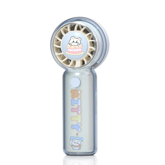 Ventilator portabil unisex cu design pisică și motor silențios 3
