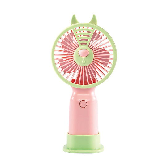 Ventilator portabil unisex cu design tematic iepuraș 4