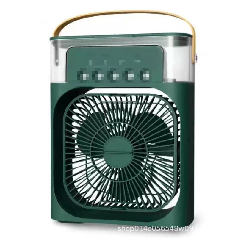 Ventilator portabil unisex cu funcție de aburire și mâner de transport 0