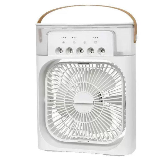Ventilator portabil unisex cu funcție de aburire și mâner de transport 1