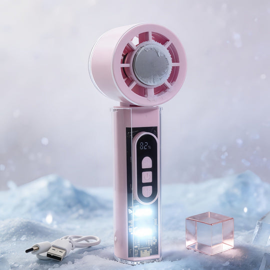 Ventilator portabil unisex cu funcție de ceață și încărcare USB 5