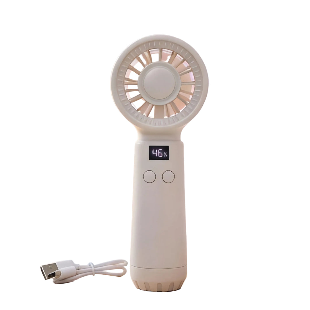 Ventilator portabil unisex cu funcție de umidificare și afișaj digital 0
