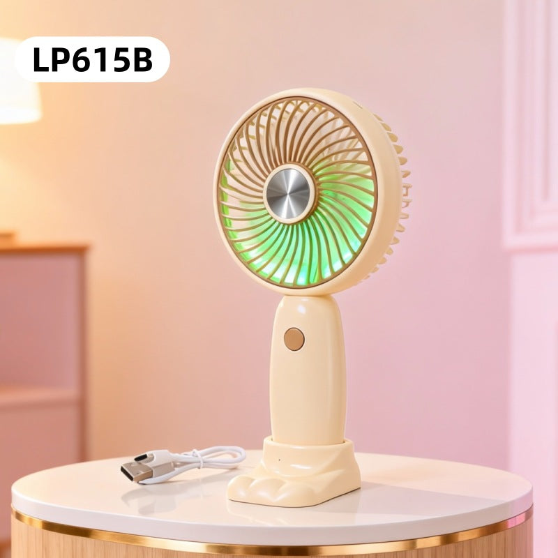 Ventilator portabil unisex cu suport pliabil și motor silențios 5